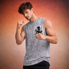 Baki - Demon Back | Acid Wash Tank Top | White