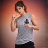 Baki - Demon Back | Acid Wash Tank Top | White