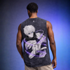 Saturo Gojo - Infinity | Acid Wash Tank Top | Black