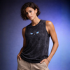 Saturo Gojo - Infinity | Acid Wash Tank Top | Black