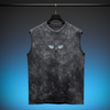 Saturo Gojo - Infinity | Acid Wash Tank Top | Black