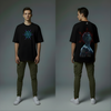 Akaza | Oversized Unisex T-Shirt | Black