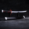 Tanjiro Fire Blade Wooden Katana 42 cm With Stand (Demon Slayer)