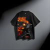 Rengoku - Set Your Heart Ablaze | Oversized Unisex T-Shirt | Black | Inspired