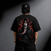 ITACHI UCHIHA - The Fallen Hero of Konoha|Oversized Unisex T-Shirt | Black  | Inspired