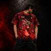 Ryomen Sukuna – King of Curses | Oversized Unisex Jersey | Red & Black | Inspired