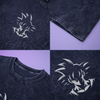 Goku | Acidwash Unisex T-Shirt | Navy Blue