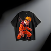 NARUTO  — HERO OF THE HIDDEN LEAF | Oversized Unisex T-Shirt | Black  | Inspired
