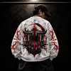 Malevolent Shrine – Ryomen Sukuna | Waffle Sweatshirt | White & Red | Inspired