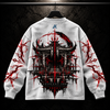 Malevolent Shrine – Ryomen Sukuna | Waffle Sweatshirt | White & Red | Inspired