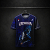 Sasuke - lone-wolf | Oversized Unisex Jersey | Blue and Purple  | Inspired