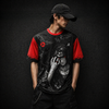Itachi - Unsung Hero | Oversized Unisex Jersey | Black and Red  | Inspired