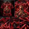 Ryomen Sukuna – King of Curses | Oversized Unisex Jersey | Red & Black | Inspired