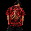 Ryomen Sukuna – King of Curses | Oversized Unisex Jersey | Red & Black | Inspired