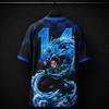 Tanjiro Kamado -Chosen by the Sun | Oversized Unisex Jersey | Blue and Black   | Inspired