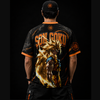 Goku -The Legendary Super Saiyan |Oversized Unisex Jersey | Black and Orange   | Inspired