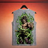 BROLY — THE LEGENDARY SUPER SAIYAN  | Acid Wash  Tank Top  | White  | Inspired