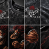 Yujiro Hanma -The Ogre | Acid Wash Tank Top  | Black | Inspired
