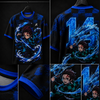 Tanjiro Kamado -Chosen by the Sun | Oversized Unisex Jersey | Blue and Black   | Inspired