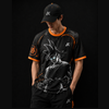 Goku -The Legendary Super Saiyan |Oversized Unisex Jersey | Black and Orange   | Inspired
