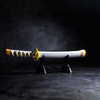 Zenitsu Agatsuma Wooden Katana 42cm with Stand (Demon Slayer)