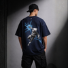 Kakashi-Chidori | Oversized Unisex T-shirt  | Navy Blue | Inspired