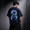 Tanjiro-Water Breathing | Oversized Unisex T-shirt  | Navy Blue | Inspired