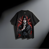 ITACHI UCHIHA - The Fallen Hero of Konoha|Oversized Unisex T-Shirt | Black  | Inspired