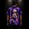 Monkey D. Luffy - Sun God Nika | Oversized Unisex Jersey | Purple and Black   | Inspired