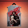 Yujiro Hanma -The Demon | Acid Wash Tank Top  | White  | Inspired