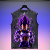 Vegeta - Ego | Acid Wash Tank Top | Black