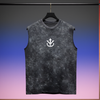 Vegeta - Ego | Acid Wash Tank Top | Black