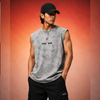 Yujiro Hanma -The Demon | Acid Wash Tank Top  | White  | Inspired