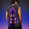 Vegeta - Ego | Acid Wash Tank Top | Black
