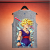 Gohan - The Awakening | Acid Wash Tank Top | White