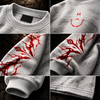 Malevolent Shrine – Ryomen Sukuna | Waffle Sweatshirt | White & Red | Inspired
