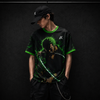 Roronoa Zoro -King of Hell |Oversized Unisex Jersey | Green and Black   | Inspired