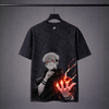 Sukuna - Fuga | Acid Wash Unisex T-Shirt | Black