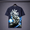 Goku - Ultra Instinct| Acid Wash Unisex T-Shirt | Navy Blue