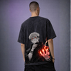 Sukuna - Fuga | Acid Wash Unisex T-Shirt | Black
