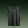 Deku - The Hero | Acid Wash Tank Top | Bottle Green