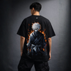 Gabimaru – Inferno Streetwear Tee| Oversized Unisex T-Shirt | Black