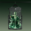 Zoro - King Of Hell | Acid Wash Tank Top | Bottle Green